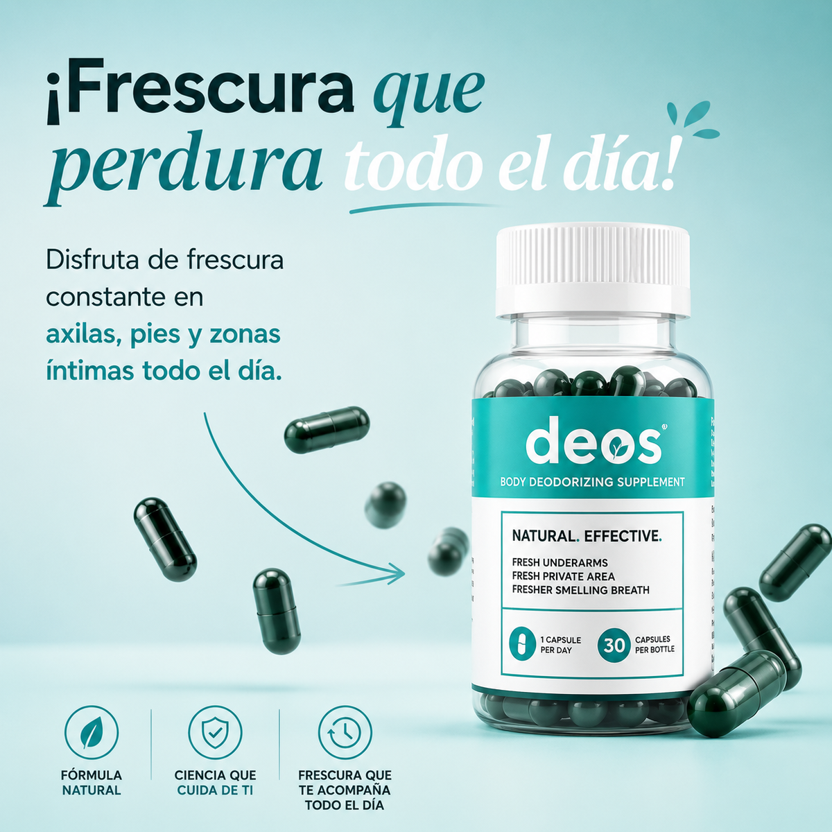 Deos Suplemento Elimina Mal Olor 30 Caps